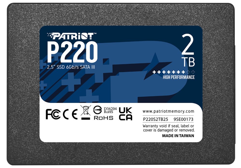 PATRIOT P220/2TB/SSD/2.5"/SATA/3R P220S2TB25