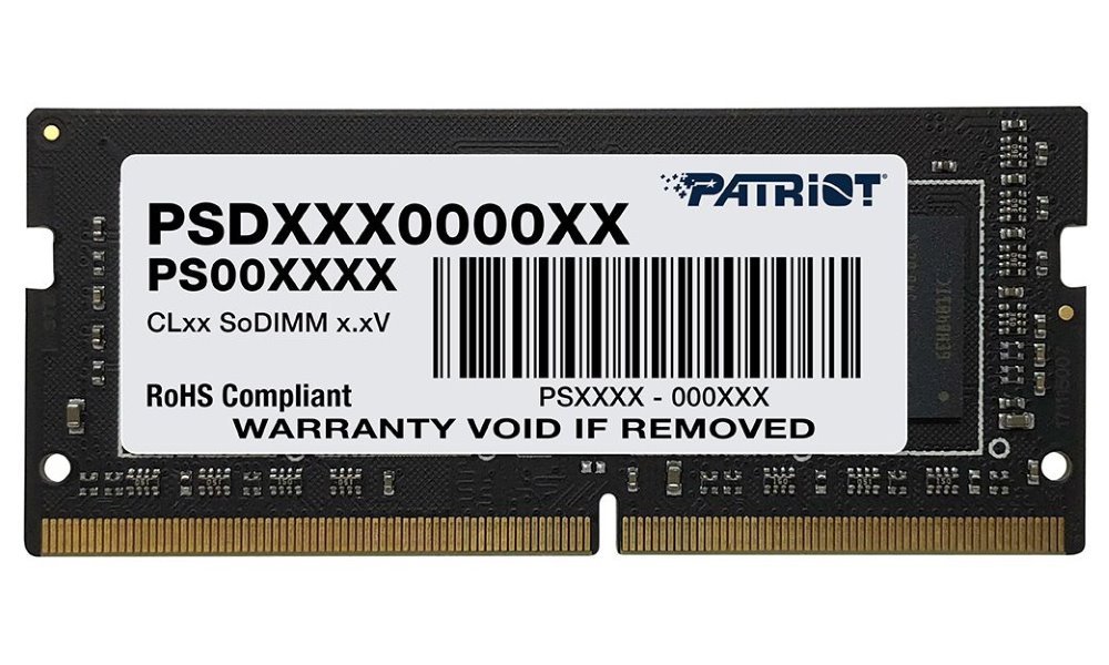 PATRIOT Signature 8GB DDR4 3200MHz / SO-DIMM / CL22 PSD48G320082S