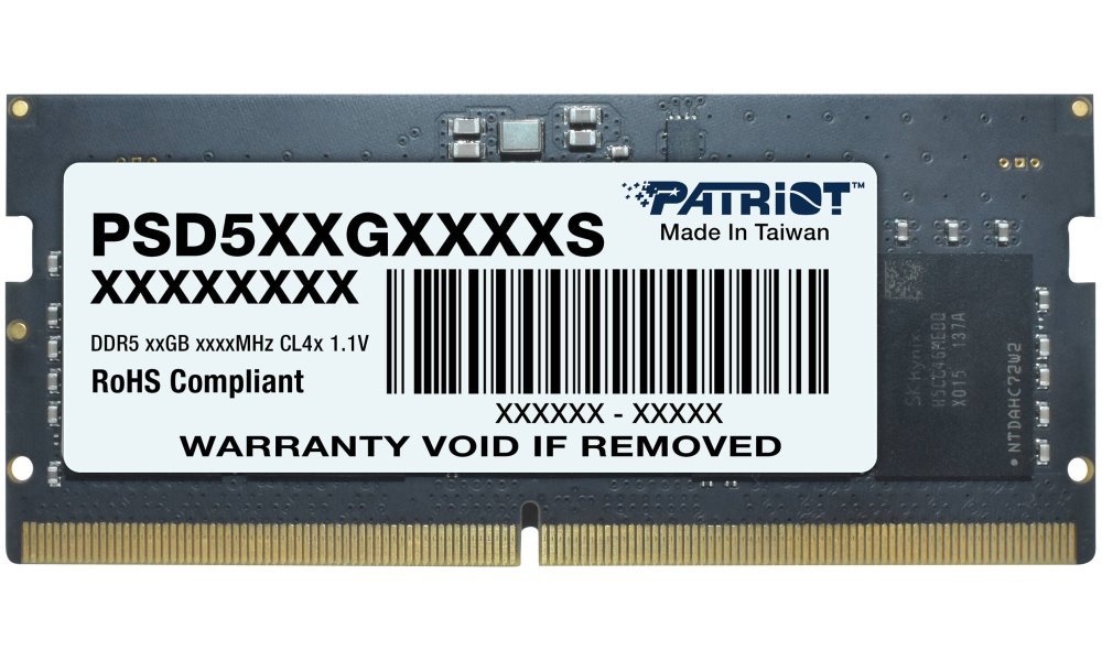 Patriot Signature Line/SO-DIMM DDR5/16GB/5600MHz/CL46/1x16GB PSD516G560081S