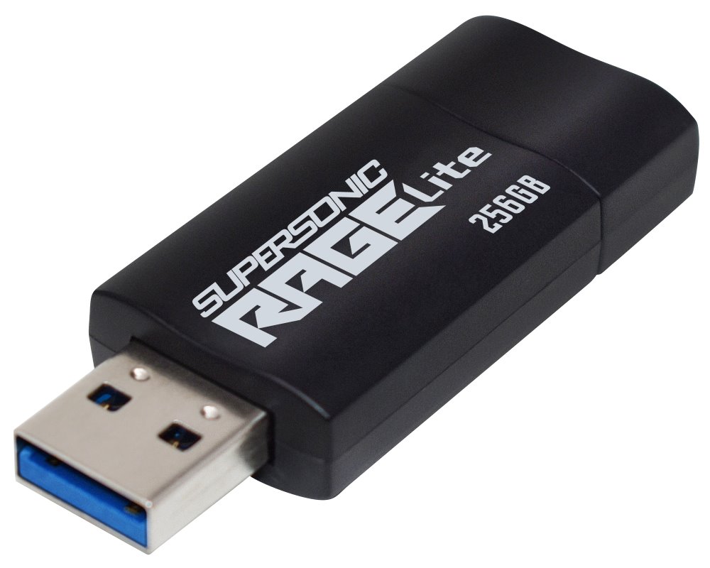PATRIOT Supersonic Rage Lite 256GB / USB 3.2 Gen 1 / černá PEF256GRLB32U