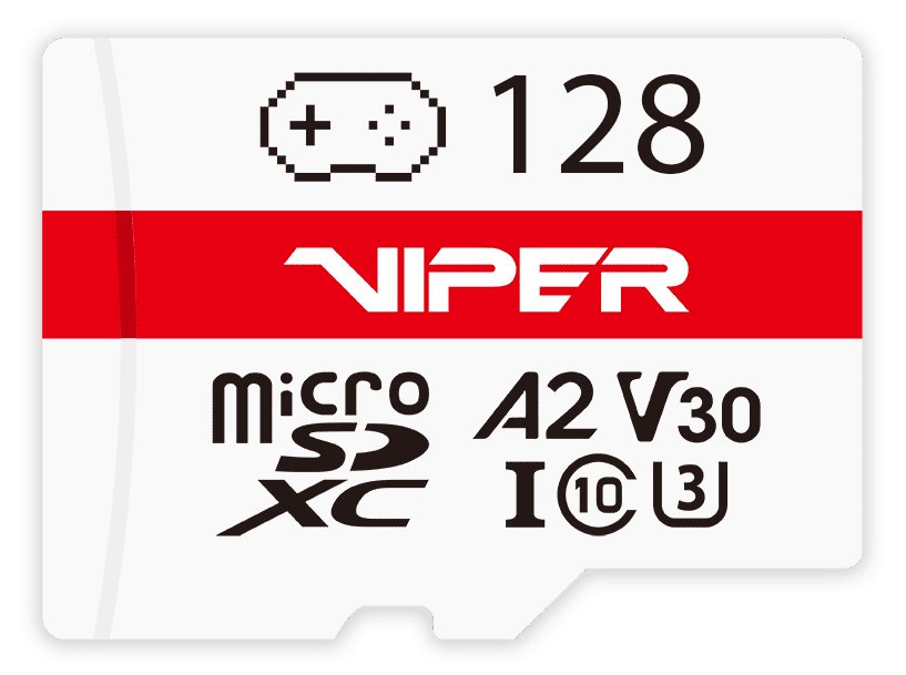 PATRIOT Viper 128GB Micro SDXC / UHS-I / U3 / A2 / C10 / V30 PV128GGM32MCX