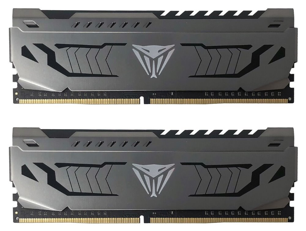 PATRIOT Viper 4 Steel 16GB DDR4 3200MHz / DIMM / CL16 / Heat shield / KIT 2x 8GB PVS416G320C6K
