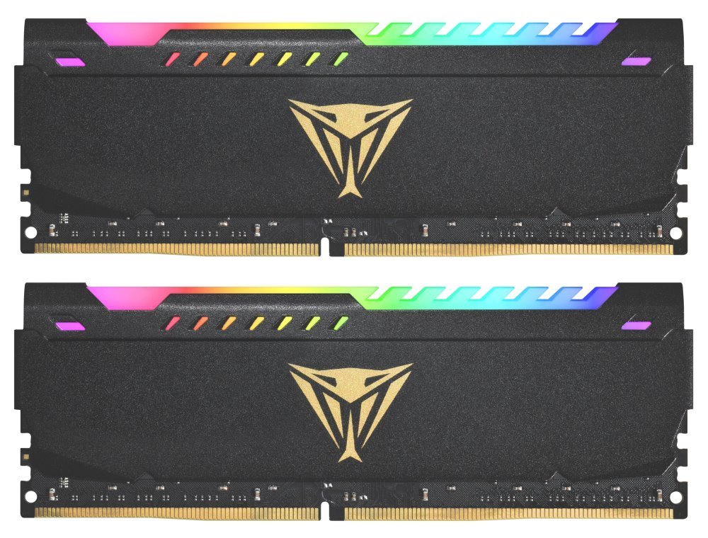 PATRIOT Viper Steel RGB 32GB DDR4 3600MHz / DIMM / CL18 / 1,35V / Heatshield / KIT 2x 16GB PVSR432G360C8K