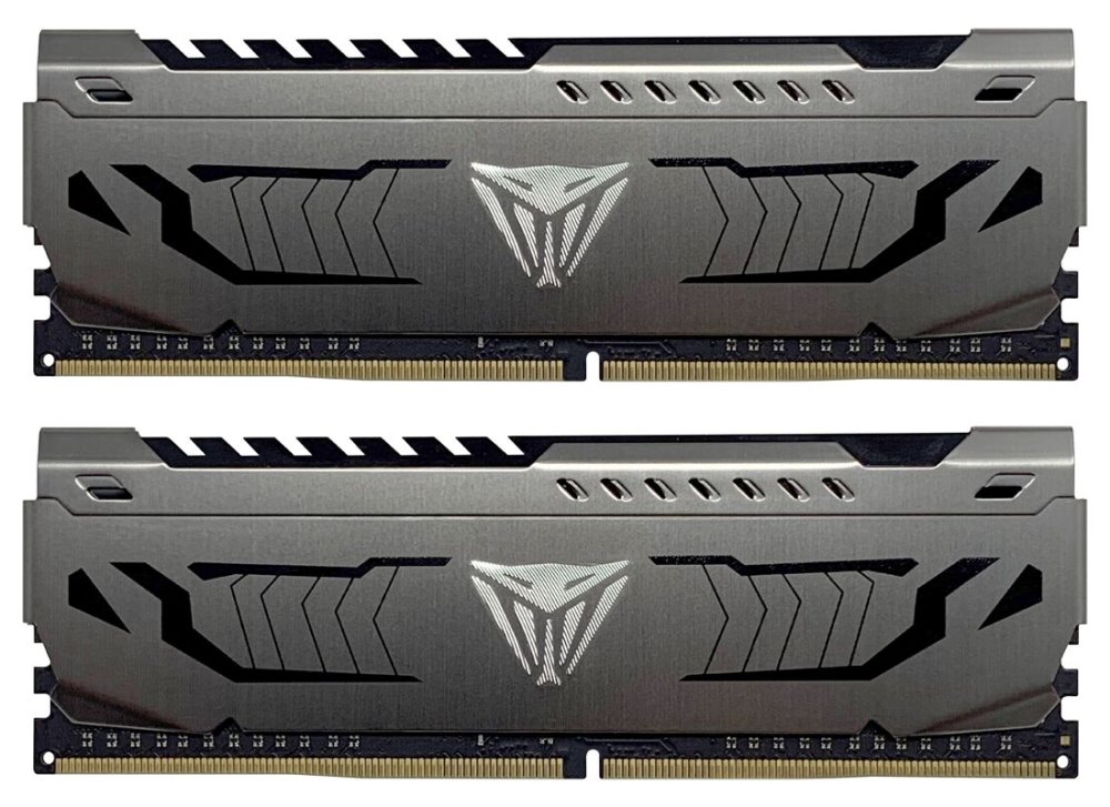 PATRIOT Viper Steel Series V4S 64GB DDR4 3200MHz / DIMM / CL16 / 1,35V / Heat Shield / KIT 2x 32GB PVS464G320C6K