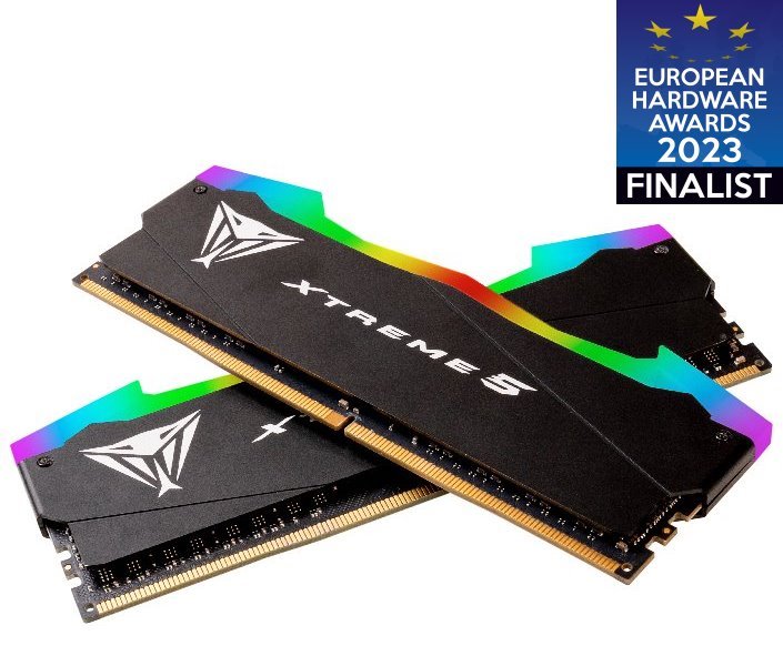 Patriot Viper Xtreme 5/DDR5/32GB/7800MHz/CL38/2x16GB/RGB/Black PVXR532G78C38K