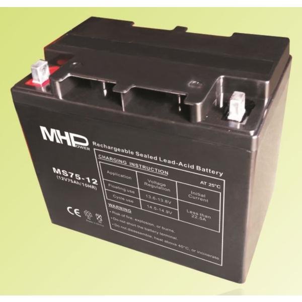 Pb akumulátor MHPower VRLA AGM 12V/75Ah (MS75-12)
