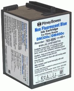 PBI Postal ink PITNEY BOWES blue Dm300/Dm400/Dm475 765-9SB