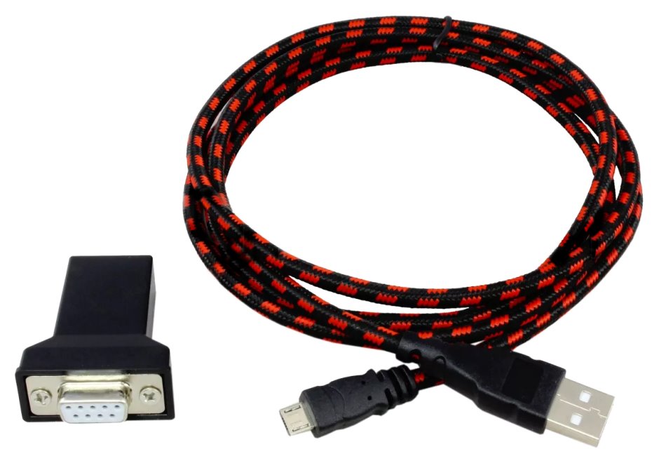 PC Engines USB redukce na sériový port DB9F, kabel 1.5m usbcom1a