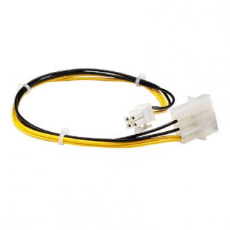 PC Redukcia, napájanie základnej dosky, DC 5,25" M-P4 (4pin) M, 0, čierna, Logo, MOLEX 31660