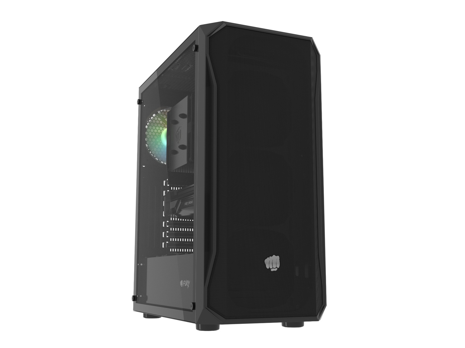 PC skříň Fury SHOBO SH4 RGB Midi Tower, Window, NFO-2153