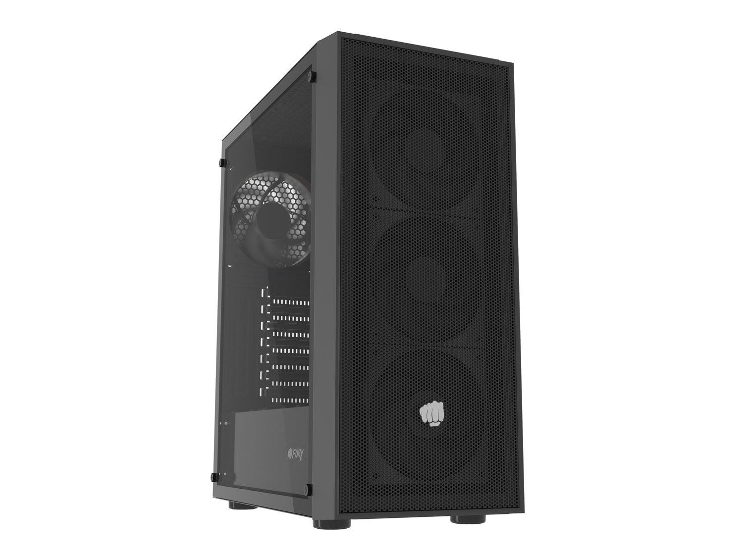 PC skříň Fury SHOBO SH8, Midi Tower, Černá NFO-2401