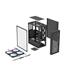 PC skříň Fury SHOBO SH8F, ARGB , Midi Tower, Černá NFO-2402