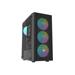 PC skříň Fury SHOBO SH8F, ARGB , Midi Tower, Černá NFO-2402