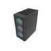 PC skříň Fury SHOBO SH8F, ARGB , Midi Tower, Černá NFO-2402
