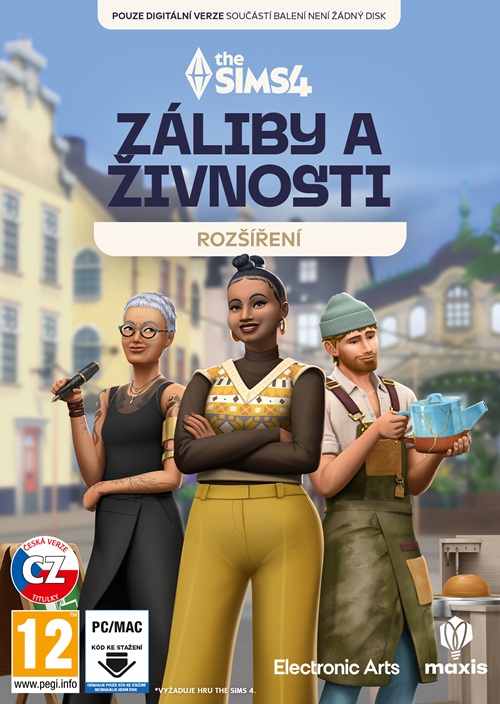 PC - The Sims 4: Záliby a živnosti ( EP18 ) 5030944125243