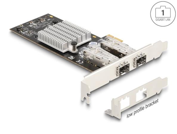 PCI Express x1 Card to 2 x SFP slot Giga, PCI Express x1 Card to 2 x SFP slot Giga 88336
