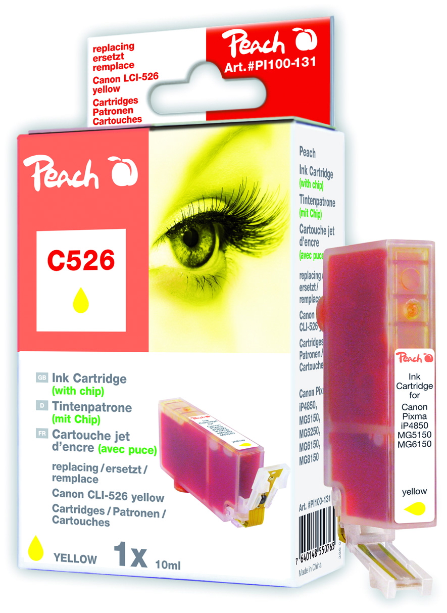 PEACH atrament Canon Pixma iP4850 CLI-526XL, yellow 314253