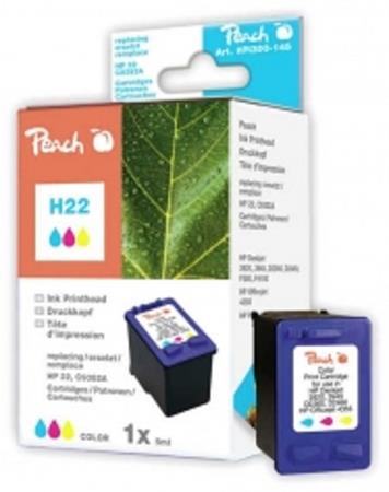 PEACH atrament HP Deskjet 3920No 22 XL, color 313170