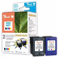 PEACH atrament HP Deskjet 5550 No 56 / No 57 MultiPack black, color, 1x620,1x525 313032