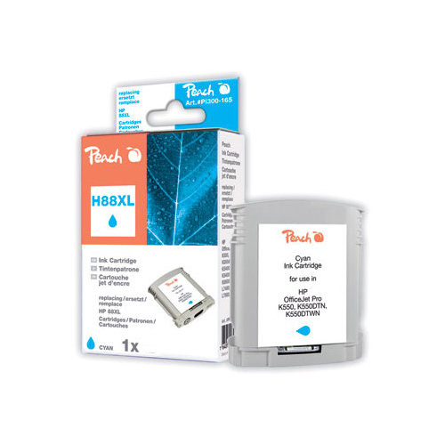 PEACH atrament HP Officejet Pro K550 HP 88XL, cyan 313250
