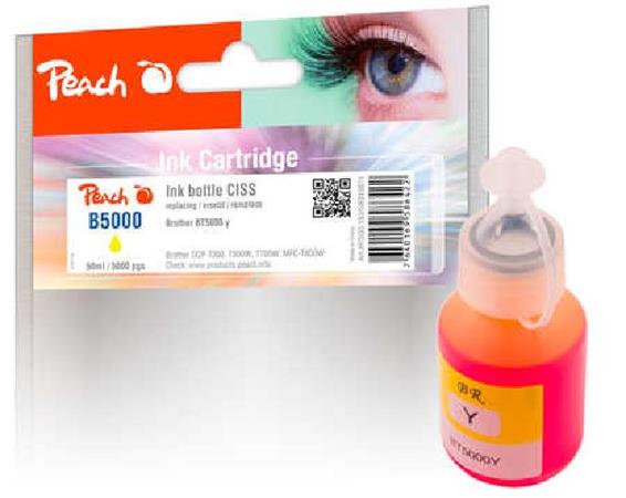 PEACH kompatibilní cartridge Brother CISS BT5000, yellow, PI500-183, 50ml 319871