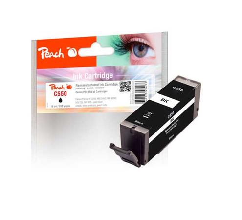PEACH kompatibilní cartridge Canon PGI-550PGBK, black, 13 ml