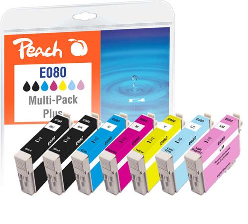 PEACH kompatibilní cartridge Epson T0807 MultiPack Plus 319558