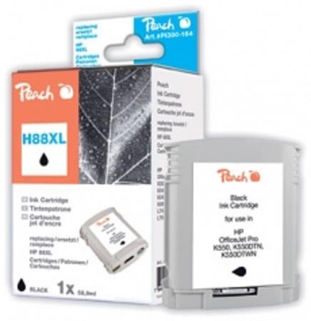 PEACH kompatibilní cartridge HP C9396A No.88, Black, 70 ml PI300-164