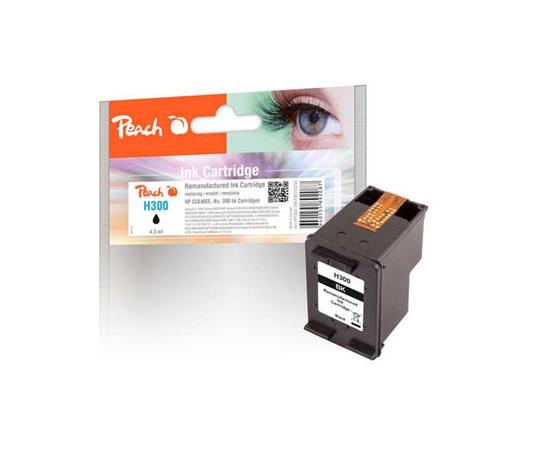 PEACH kompatibilní cartridge HP CC640EE No.300, Black, 4,3 ml 316236