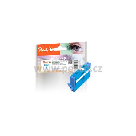 PEACH kompatibilní cartridge HP CZ110AE, No 655, Cyan, 12 ml PI300-590