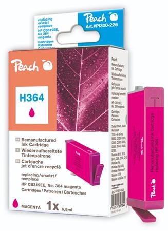 PEACH kompatibilní cartridge HP No.364, new chip, magenta, 6,2 ml 313792