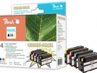 PEACH kompatibilní cartridge HP No 932XL/933XL MultiPack, Black, Cyan, Magenta, Yellow, 42 ml, 3x 14 ml PI300-416