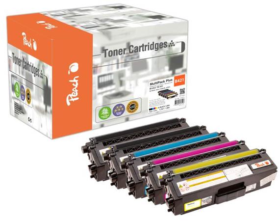 PEACH kompatibilní toner Brother TN-421 MultiPack Plus 2bk, c, m, y PT1323