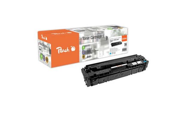PEACH kompatibilní toner Canon CRG-054, azurová, 1200str. 112314