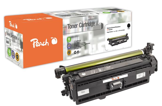PEACH kompatibilní toner HP CE250A, No 504A, black, 5000 výnos 112129