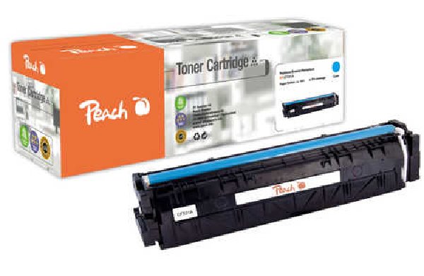 PEACH kompatibilní toner HP LJ Pro M180/181/154 CF531A, No 205A, azurová, 900str. 112188