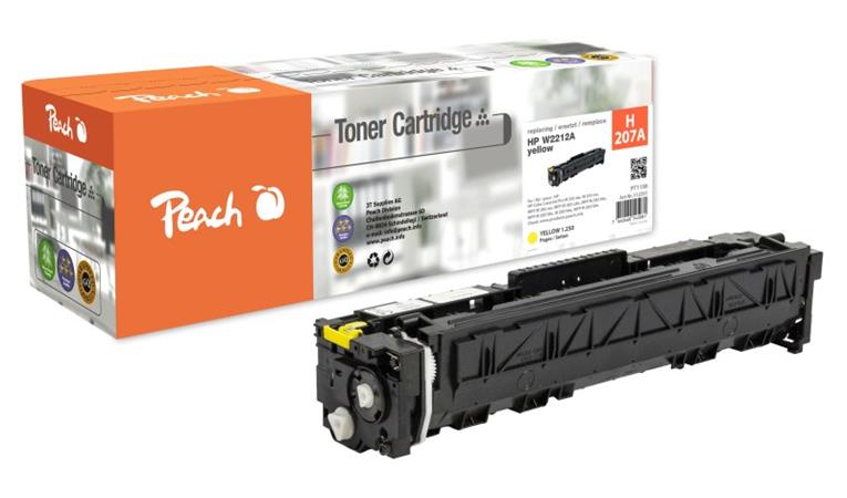 PEACH kompatibilní toner HP W2212A, No 207A yellow PT1158