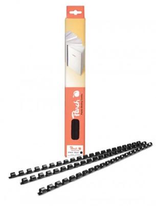 PEACH/OEM Vazací hřbet plastový A4 průměr 10mm modrý 100ks lamre21dr10b