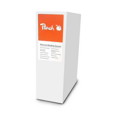 PEACH termální vazací obaly, A4, 4 mm (pro 40 listu), 200 g/m2, 20ks, bílé 313314
