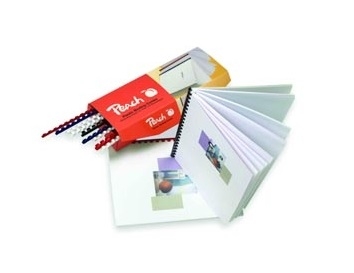 PEACH vazací hřbet 221 Rg A4 20mm, white, plast, 100ks 510122