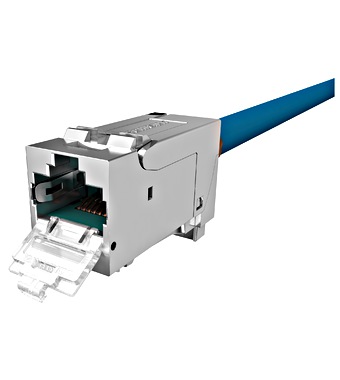 PERFORMANCE LINE modul RJ45, STP,Cat.6a 10Gb,4PPoE 100W,24ks HSPMRJ6G2A