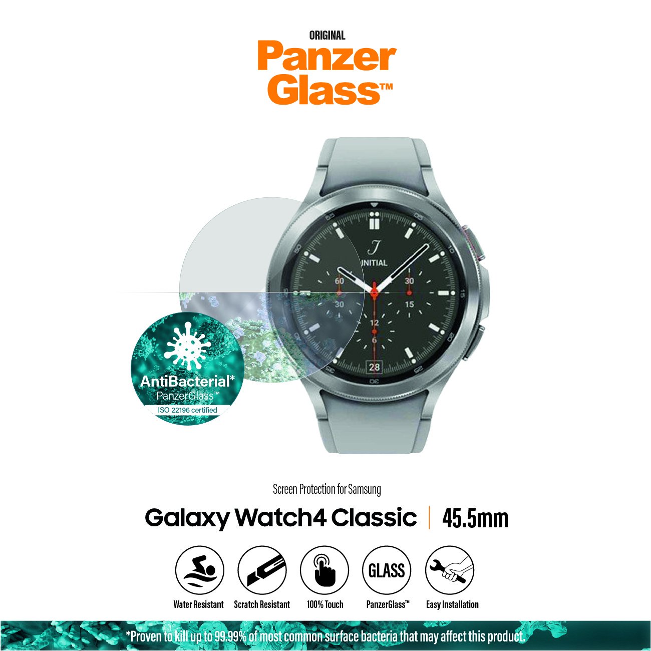 PG Samsung Galaxy Watch 4 Classic 46mm, PanzerGlass Samsung Galaxy Watch 4 Classic (46mm) AB 3654