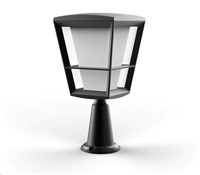 PHILIPS Econic Venkovní stojan, White and Color Ambience, 8W integr.LED, Antracit 1744130P7