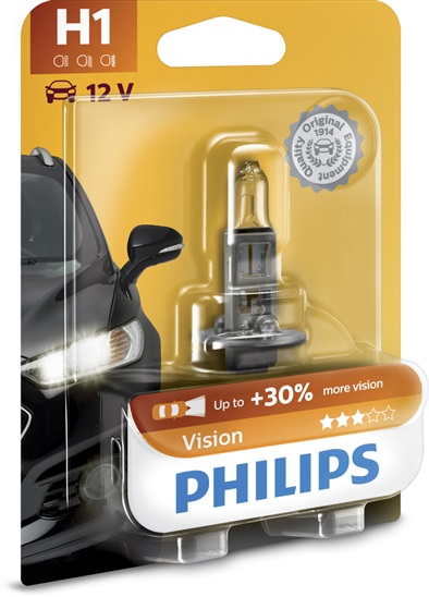 Philips H1 Vision 1 ks blister Autoziarovky sada 8711500475169