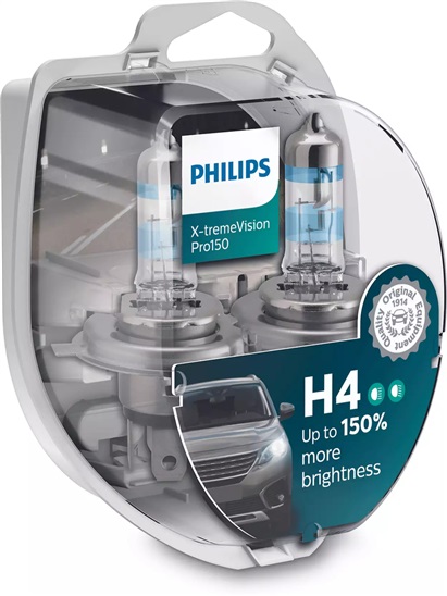 Philips H4 X-tremeVision Pro150 2 ks Autoziarovka 8719018005670