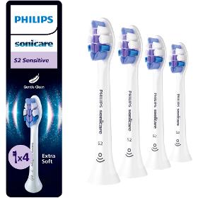 Philips HX6054/87 Sonicare Sensitive náhradní hlavice, 4 kusy, biela