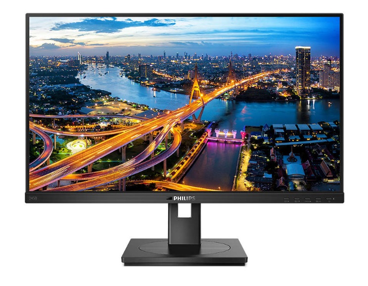 Philips LCD 242B1 23,8" 16:9 IPS/1920x1080@75Hz/50M:1/4ms/250cd/VGA/DVI/HDMI/DP/4xUSB/Repro/VESA 242B1/00