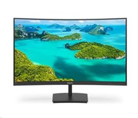 Philips LCD 271E1SCA 27" zakřivený VA/1920x1080@75Hz/Mega DCR/4ms/250 cd/m2/VGA/HDMI/Repro/VESA/FreeSync 271E1SCA/00