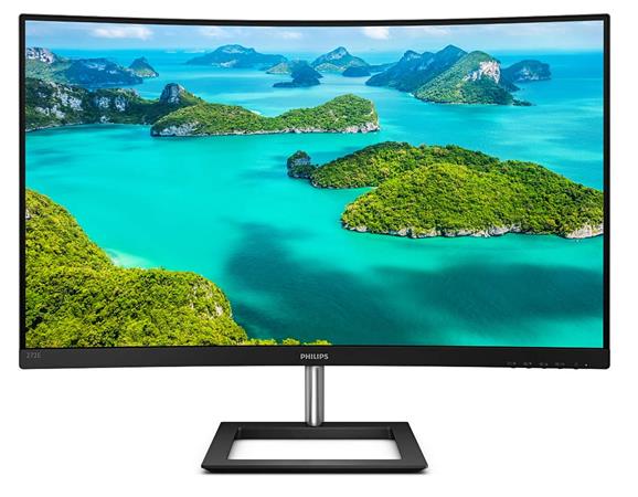 Philips LCD 272E1CA zakřivený 27" VA/1920x1080@75Hz/Mega DCR/4ms/250 cd/m4ms/250 cd/m2/VGA/HDMI/DP/Repro/VESA 272E1CA/00