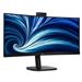 Philips LCD 34B2U3600CH 34" zakřivený VA/3440x1440@120Hz/4ms/300cd/2xHDMI/DP/4xUSB/USB-C dock/RJ45/Webcam 34B2U3600CH/00